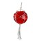 Barcana 35ct Red Roped Light Ball Outdoor Christmas Decoration 14.4"